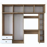 Armoire avec bureau et étagères intégrés Virro