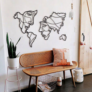 DÉCO MURALE CARTE DU MONDE