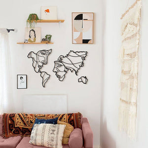 DÉCO MURALE CARTE DU MONDE